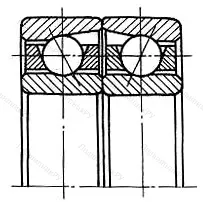 Подшипник  366307 размер 35x80x42 от производителя  ГПЗ-30