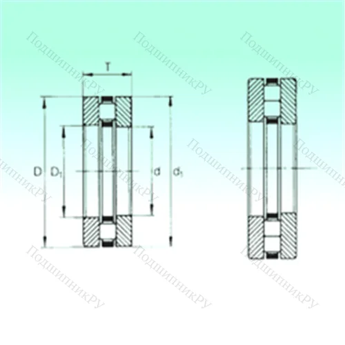 Подшипник роликовый упорный 89432-M от производителя  NBS
