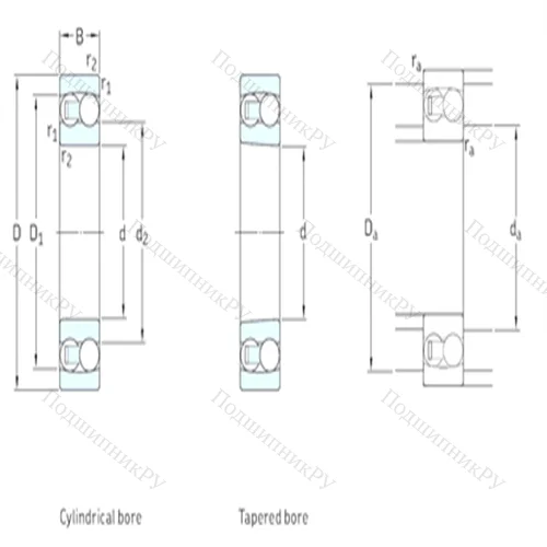 Подшипник шариковый радиальный самоцентрирующийся 2311