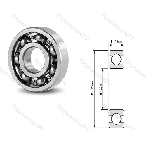 Подшипник шариковый радиальный 6409-2RS от производителя  FERSA