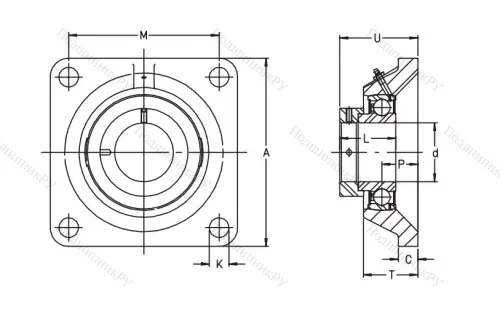 Подшипниковый узел  PCJ 30-XL-N в Челябинске
