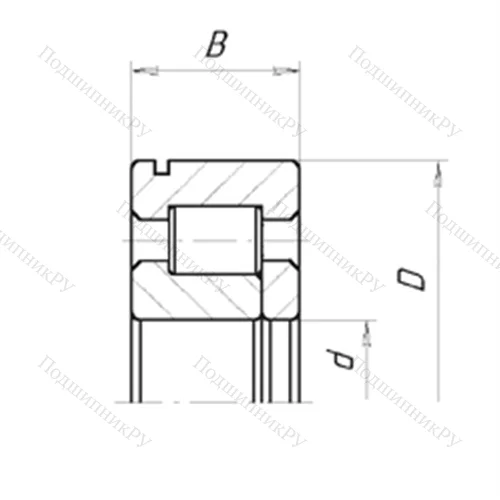 Подшипник роликовый радиальный HTF 045-7ag от производителя  NSK