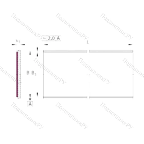 Подшипник скольжения EGS 15260-E 40-S 3E от производителя  INA