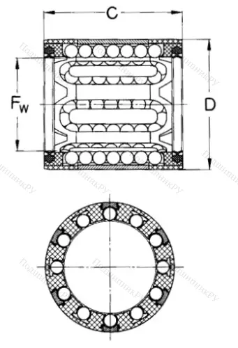 Подшипник LBBR 10-2LS/HV 6 в Челябинске