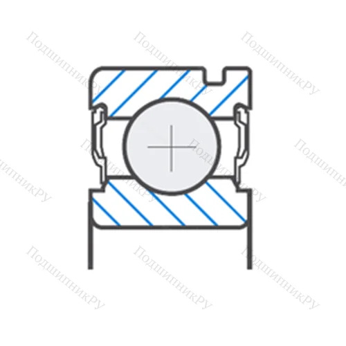 Подшипник шариковый радиальный 6306CX 34LLUA 4XNX#09