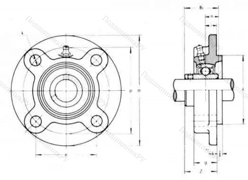 Подшипниковый корпус FC 217 ASAHI в Челябинске