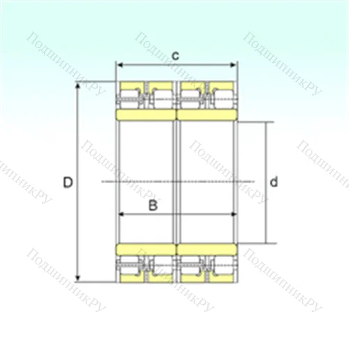 Подшипник роликовый радиальный FCDP 118164590