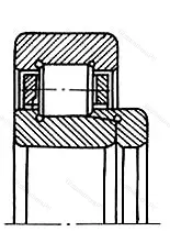 Подшипник  62417 (NJ 417+HJ 417) размер 85x210x66/52 от производителя  ЕПК