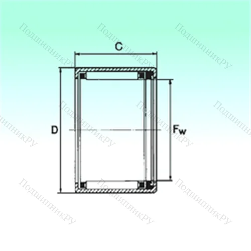 Подшипник игольчатый радиальный HK 0812 RS от производителя  NBS