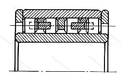 Подшипник  6462164 (NNU 6064) размер 320x480x290 от производителя  ГПЗ-9