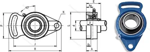 Подшипниковый узел UCFA 204 в Челябинске