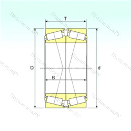 Подшипник роликовый радиально-упорный 31320XJ/DF от производителя  ISB