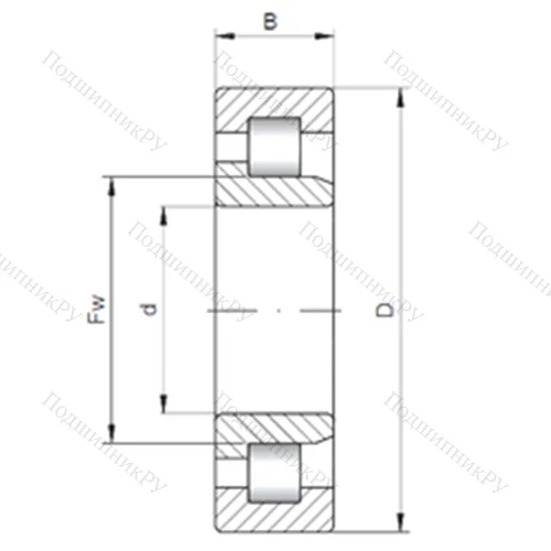 Подшипник роликовый радиальный NJ 364 от производителя  CX Подшипник роликовый радиальный NJ 364 от производителя  CX