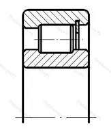 Модификация подшипника 4614909 размер 45x68x22 от производителя  ЕПК