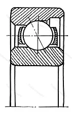 Подшипник  624B (6024) размер 4x13x5 от производителя  SKF