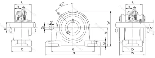 Подшипниковый корпус  P 206 в Челябинске