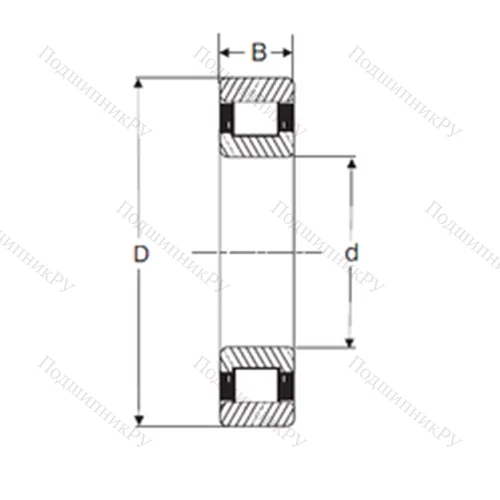Подшипник роликовый радиальный RXLS 4.1/4 от производителя  SIGMA