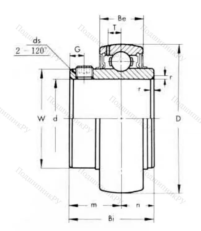 Корпусный подшипник UC 202 (ASAHI) в Челябинске