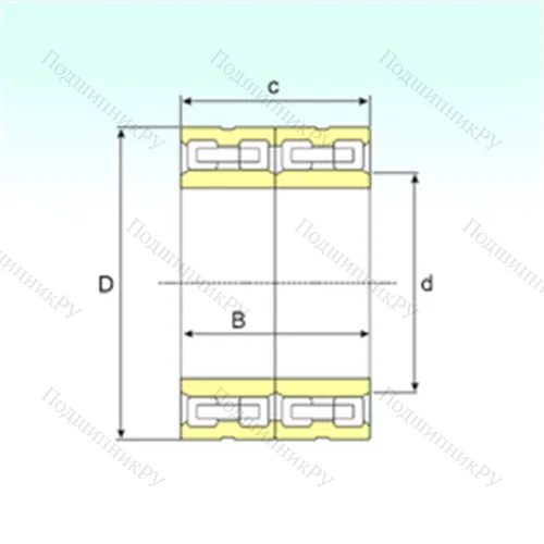 Подшипник роликовый радиальный FCD 3045120
