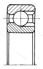 Модификация подшипника 6-370208 размер 40x80x18 от производителя  ГПЗ-2