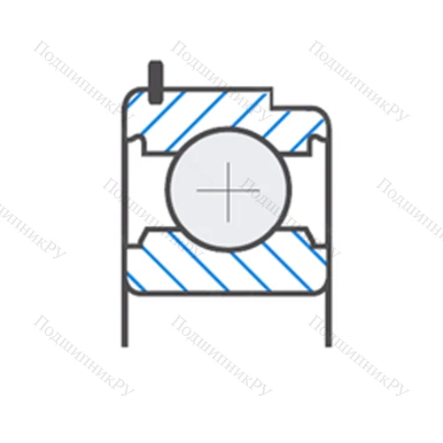 Подшипник шариковый радиальный 83555-9C 3