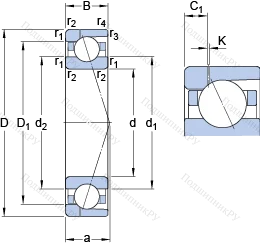 Подшипник 7032 ACD/HCP 4AH 1 в Челябинске