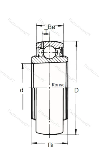 Корпусный подшипник UK 207 в Челябинске