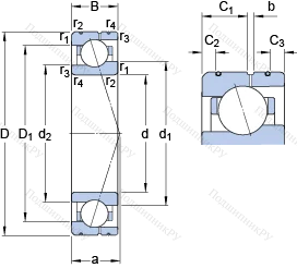 Подшипник 71918 ACE/HCP 4AL