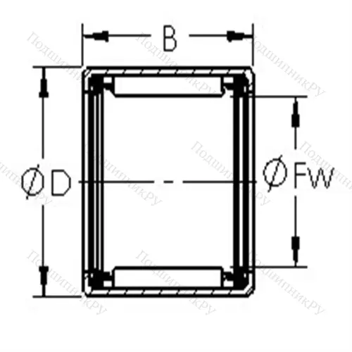 Подшипники игольчатые, дюймовая серия SCE 1210PP от производителя  AST