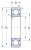 Однорядный шариковый подшипник 6303 2RSH от производителя  SKF