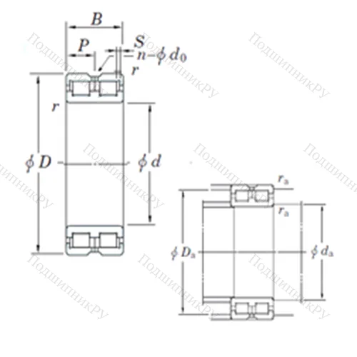 Подшипник роликовый радиальный DC 4972VW