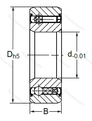 Подшипник обгонной муфты  CSK 17 2RS в Челябинске