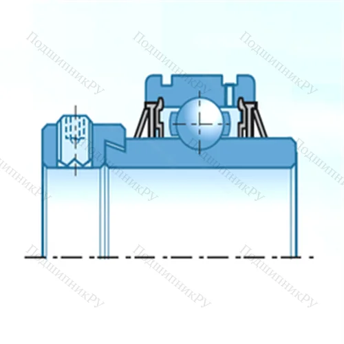 Подшипник шариковый радиальный UELS 208LD 1N