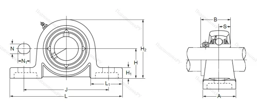 Подшипниковый узел UCP 309 в Челябинске Подшипниковый узел UCP 309 в Челябинске