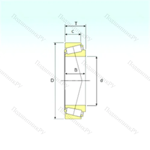 Подшипник роликовый радиально-упорный JL 286948H/JL 286910