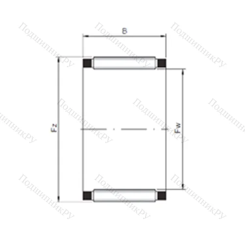 Подшипник игольчатый радиальный K 52X 60X 30 от производителя  CX