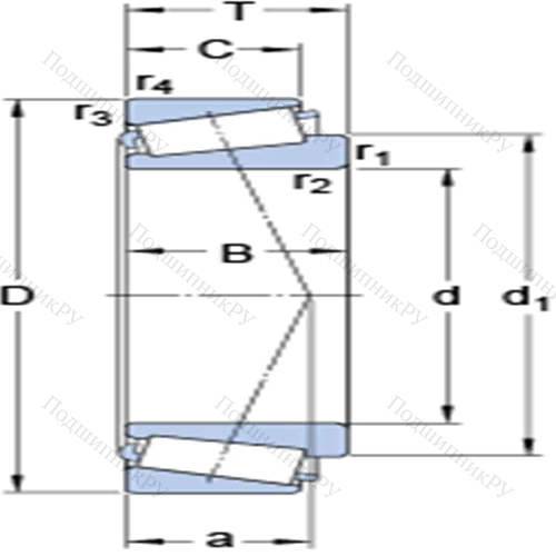 Однорядные конические роликоподшипники 32307 BJ 2/Q от производителя  SKF Однорядные конические роликоподшипники 32307 BJ 2/Q от производителя  SKF