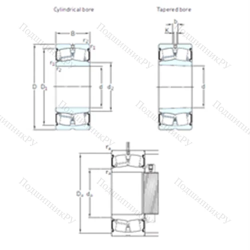 Подшипник роликовый радиальный самоцентрирующийся BS 2-2310-2CS/VT 143 от производителя  SKF