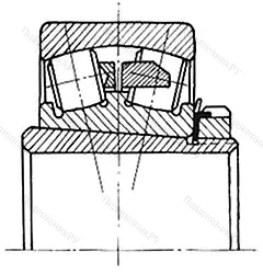 Подшипник  13525 (22228K+H 3128) размер 125x250x68/97 от производителя  ГПЗ-11