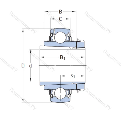 Корпусный подшипник YSA 213-2FK в Челябинске