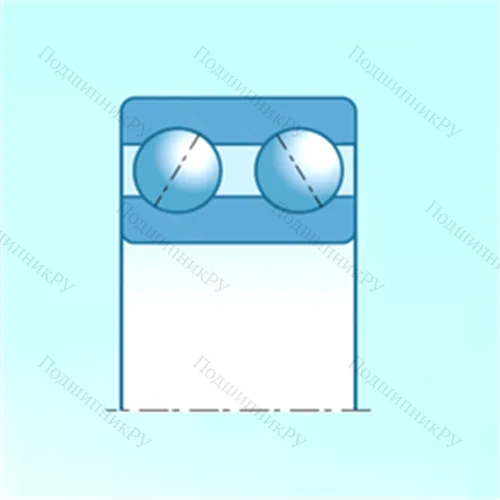 Подшипник шариковый радиально-упорный 12BG 02S 1