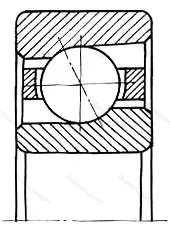 Подшипник  26306 размер 30x72x19 от производителя  ГОСТ