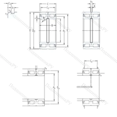 Подшипник роликовый радиальный 319430DA-2LS от производителя  SKF