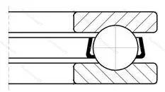 Модификация подшипника 6-8112 размер 60x85x17 от производителя  ГПЗ-2