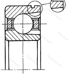 Подшипник 6308TA/P 54Q 6 размер 40x90x23 от производителя  SKF