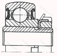 Модификация подшипника 6-1680208АК10 размер 40x85x21/39 от производителя  ГПЗ-23