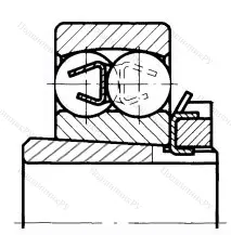 Подшипник 12222K+H 222 размер 100x200x38/63 от производителя  SKF