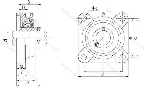 Подшипниковый корпус  F 205 в Челябинске