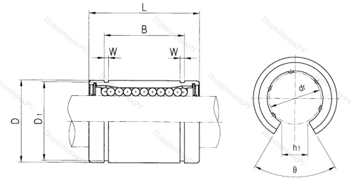 Подшипник LME 30 UU OP в Челябинске
