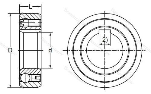 Подшипник обгонной муфты  CSK 15 P в Челябинске